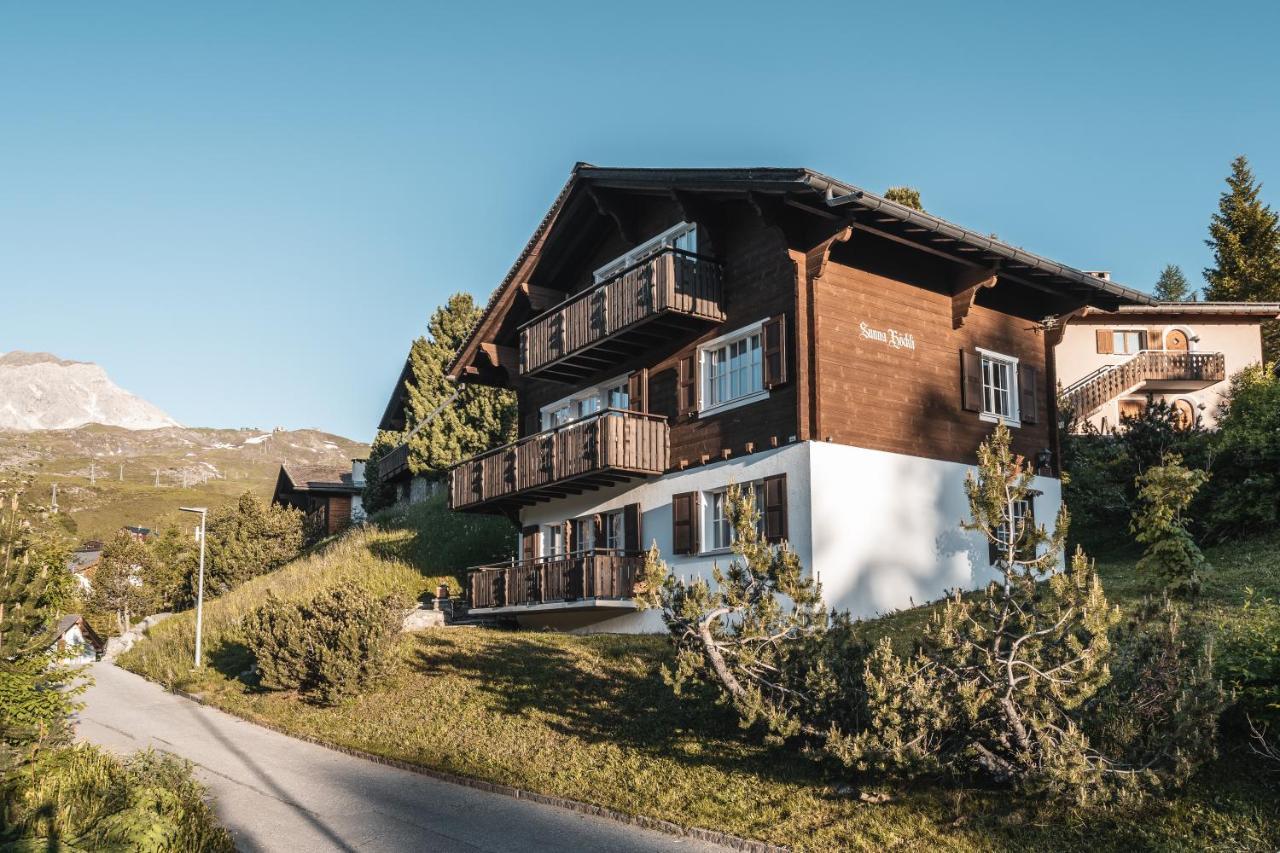 Chalet Sunna Hoeckli - Pistennah Und Ruhig Mit Panoramablick Arosa Dış mekan fotoğraf